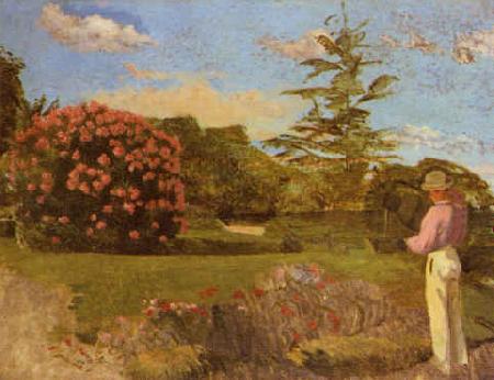 Frederic Bazille Little Gardener France oil painting art